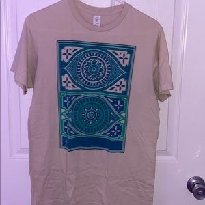 Tan graphic tee